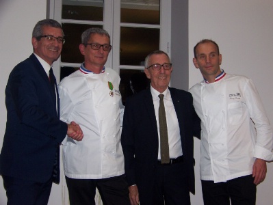 De gauche à droite : Dominique Giraudier, Alain Le Cossec, Christian Bourillot et Davy Tissot.