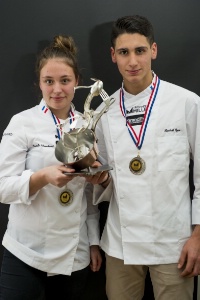 Camille Schoonbaert et Raphaël Eppe, lycée Edouard Herriot
