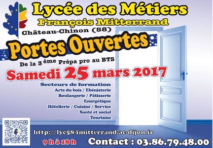 journée portes ouvertes au lycée Mitterrand de Château-Chinon journée portes ouvertes au lycée Mitterrand de Château-Chinon