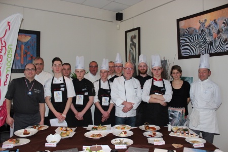Les candidats et les membres du jury du concours La Vendée passe à table