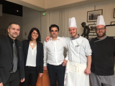 Laurent Agar, Julie Guiraud-Botijo, Jean-Pierre Ponchel, Sergueï Vincent et David Peyrolles. Laurent Agar, Julie Guiraud-Botijo, Jean-Pierre Ponchel, Sergueï Vincent et David Peyrolles.