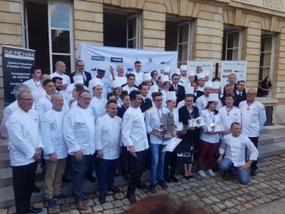 les candidats du trophée Mille avec le jury.