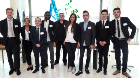 les équipes engagées pour le concours Osez l'Entreprise.