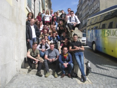 Les élèves du lycée de Bougainville de Nantes en visite au Portugal.