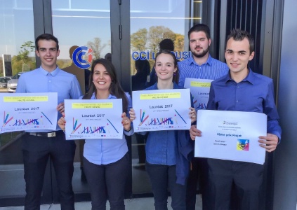 Les cinq lauréats d'un concours qui, depuis des années, réussit bien au lycée Jean Monnet Les cinq lauréats d'un concours qui, depuis des années, réussit bien au lycée Jean Monnet