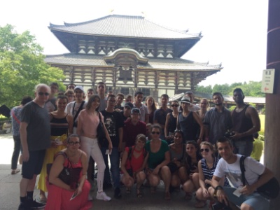 Les apprentis ont pu découvrir la ville de Nara.