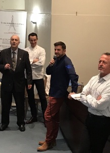 De g à d : Pierre Berthet, Paolo Boscaro, Eric Guérin et Stéphane Raimbault.