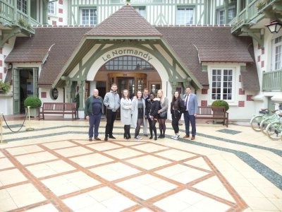 Visite de l'hôtel Normandy de Deauville