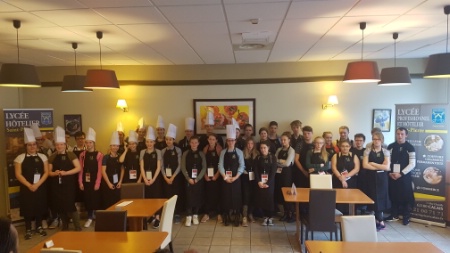 Les 36 collégiens du concours Le Gastronome du Collège 2018