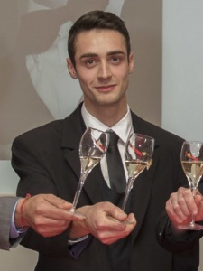Trophée MUMM, Catégorie sommellerie : Corentin Aubry, lycée de Chamalières Trophée MUMM, Catégorie sommellerie : Corentin Aubry, lycée de Chamalières
