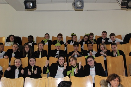 Les candidats STHR pendant le concours inter-lycées