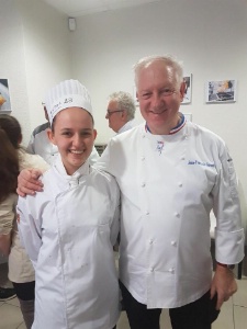 Léa Brancherau double médaille d'or (Départementale et Régionale) cuisine froide et Jean-François Girardin