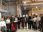 Le lycée Louis Martin Bret assure le service lors de la cérémonie d'inauguration de l'Eco Campus de Saint-Tulles