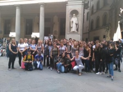 Les Bac pro de François Bise et leur accompagnants en immersion culturelle et gastronomique italienne
