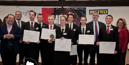 Les candidats au concours du meilleur élève sommelier de France 2018.