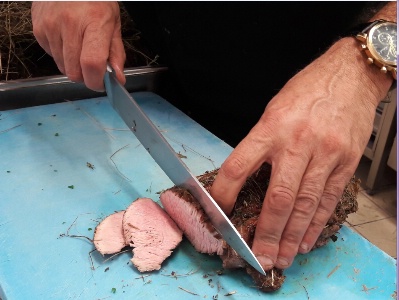 quasi de veau cuit au foin découpe quasi de veau cuit au foin découpe