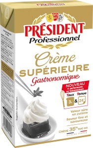 La Crème supérieure Gastronomique PRÉSIDENT Professionnel