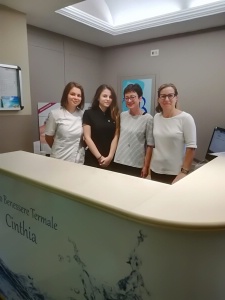 Les élèves avec les responsables du SPA