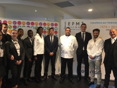 400 participants et 140 ateliers les 10 et 11 octobre à l'EPMT à l'occasion de la 7e Rencontre des chefs de demain. 400 participants et 140 ateliers les 10 et 11 octobre à l'EPMT à l'occasion de la 7e Rencontre des chefs de demain.