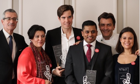 Les trois lauréats des Trophées BOCUSE & Co et Yannick Alleno Les trois lauréats des Trophées BOCUSE & Co et Yannick Alleno