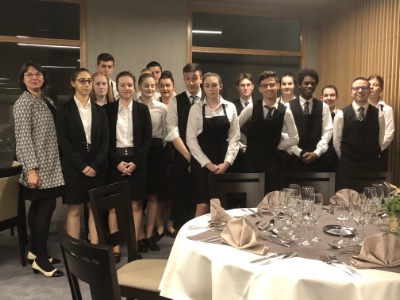 Les sections des arts de la tables n'ont pas été en reste pour la qualité du service Les sections des arts de la tables n'ont pas été en reste pour la qualité du service