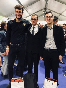 Les lauréats du concours Barman : Arthur Moreau,serveur au lattitude pub(2ème) Clément Dardillac 1ere année BTS (1er) et Théo Chabaub 1ere année BTS (3ème)