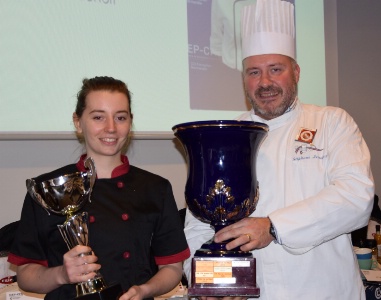 Claire mourocq et le chef Stéphane Levesque