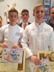 Les vainqueurs de la 2ème finale du concours triathlon des arts gourmands Les vainqueurs de la 2ème finale du concours triathlon des arts gourmands