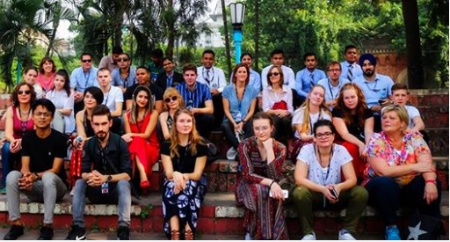 Les étudiants suédois, turques et français à l'Institut IHM Calcutta Les étudiants suédois, turques et français à l'Institut IHM Calcutta