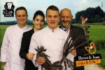 Marie Gouley et Simon Lefebvre du Lycée Vauban à Auxerre remportent le prix du duo Toqués de l'année