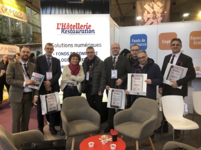 Le conseil d'administration de l'Anephot presque au grand complet au SIRHA Le conseil d'administration de l'Anephot presque au grand complet au SIRHA