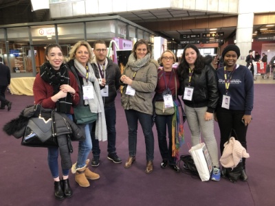 de gauche à droite Eloïse Sab Laurence Hoefler , Simon Colombini, Stéphanie Daux, Laurence Dupouy, Aurora Guijarro et Navifa Zahara de gauche à droite Eloïse Sab Laurence Hoefler , Simon Colombini, Stéphanie Daux, Laurence Dupouy, Aurora Guijarro et Navifa Zahara
