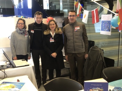 L'équipe Erasmus+ : Morgane Regeard, guillaume Staquet, Aude Roudergues et Christophe Sauvage L'équipe Erasmus+ : Morgane Regeard, guillaume Staquet, Aude Roudergues et Christophe Sauvage