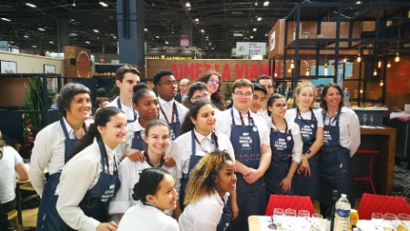 L'équipe du lycée Renée Bonnet ambassadeur des produits de terroir