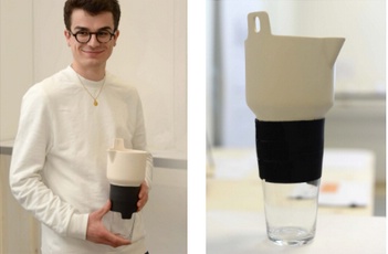 Alphée Grand pour son projet « Verre Collectif ». Alphée Grand pour son projet « Verre Collectif ».
