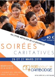 Soirées caritatives 'Agir pour le Cambodge' Soirées caritatives 'Agir pour le Cambodge'