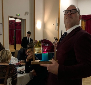 remise des AMFORHT Awards 2019 à Giovanni Zonin, directeur de l'école italienne SCF Scuola Generale Formazione