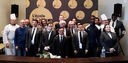 Remise de diplômes pour la classe Passerelle en présence de Valérie Judel, Richard Alexandre et Didier Chenet Remise de diplômes pour la classe Passerelle en présence de Valérie Judel, Richard Alexandre et Didier Chenet