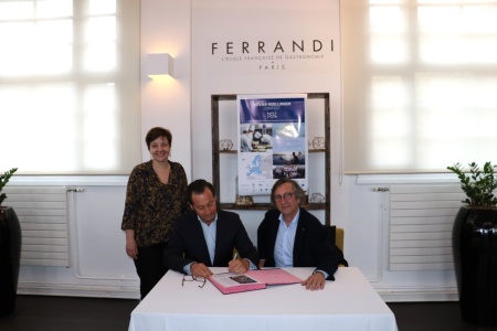 Signature de la Charte Ethic Ocean avec FERRANDI, le 9 avril 2018, à l'occasion des épreuves du concours Olivier Roellinger, pour la préservation des ressources de la mer