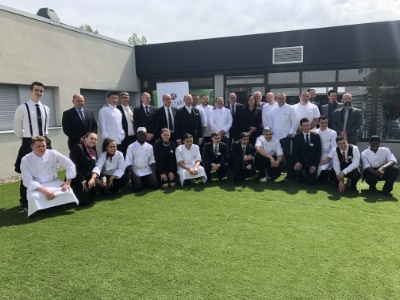 Les candidats et les membres du jury