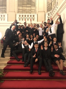 Les élèves du lycée de Dugny au sénat