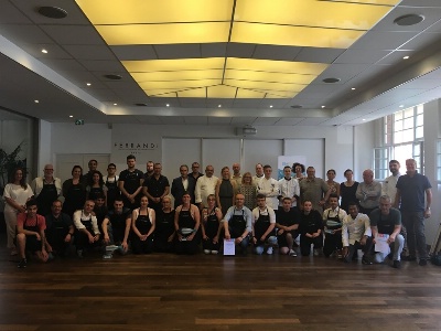 Les acteurs du concours SeafoodTomorrow  l'cole FERRANDI