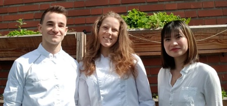 e gauche à droite, Thibault, Clarisse et Thao, étudiants en Bachelor à FERRANDI Paris e gauche à droite, Thibault, Clarisse et Thao, étudiants en Bachelor à FERRANDI Paris