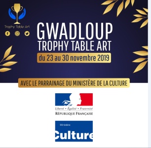 4e escale du Trophy Table Art en Guadeloupe du 23 au 30 novembre 2019