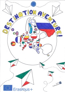 Une des affiche gagnante du concours Imagine et Affiche ta mobilité Erasmus Une des affiche gagnante du concours Imagine et Affiche ta mobilité Erasmus