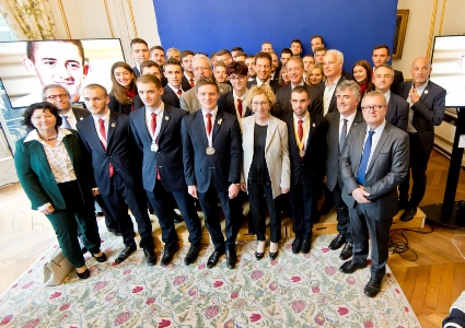 L'Équipe de France WorldSkills au Ministère du Travail L'Équipe de France WorldSkills au Ministère du Travail