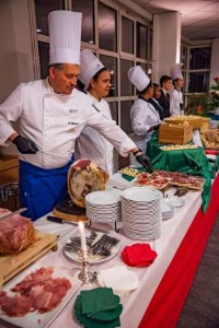 Présentation des charcuteries parmesanes