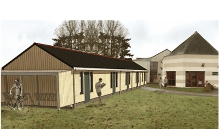 Le futur internat du lycée hôtelier de St-Meen Le futur internat du lycée hôtelier de St-Meen