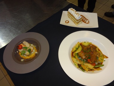Les mets du dîner