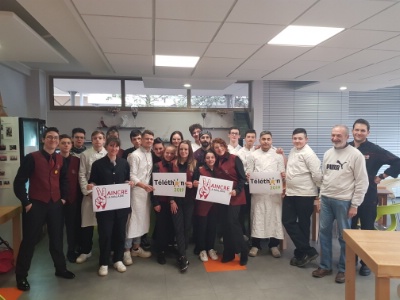 Les apprentis et encadrants du CFAR campus de GAP engagés au côté du Théléton Les apprentis et encadrants du CFAR campus de GAP engagés au côté du Théléton